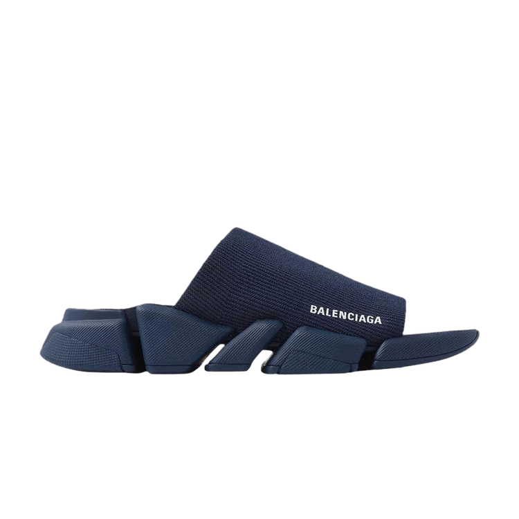 Buy Balenciaga Speed 2.0 Slide Sandal 'Navy' - 711453 W2DB1