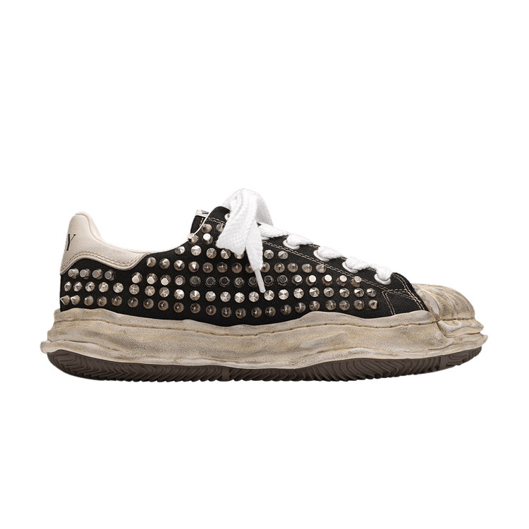 Buy Maison Mihara Yasuhiro Blakey OG Sole Studded Canvas Low