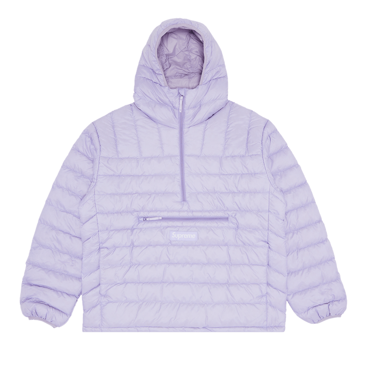 Buy Supreme Micro Down Half Zip Hooded Pullover 'Lilac