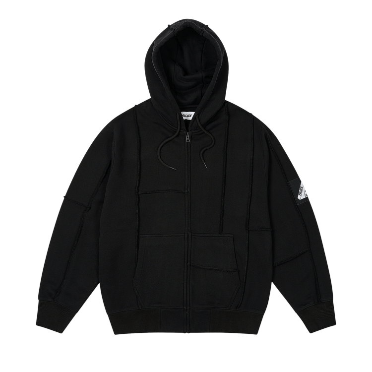 Buy Palace Patch Me Up Zip Hood 'Black' - P27CS115 | GOAT