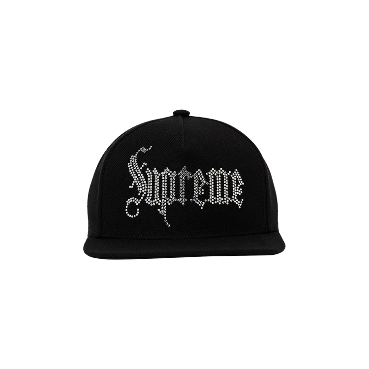 Buy Supreme Rhinestone 5-Panel 'Black' - FW24H109 BLACK | GOAT