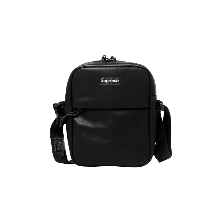 Buy Supreme Leather Shoulder Bag 'Black' - FW24B44 BLACK | GOAT