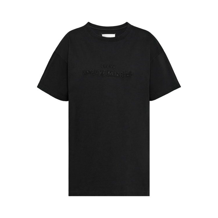 Tシャツ・カットソー Maison Margiela T-SHIRT WITH LOGO (S51GC0533 S20079960) Buy Maison Margiela Logo Embroidered T-Shirt 'Black