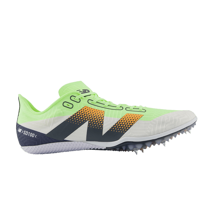 New Balance FuelCell SD100 v5 Bleached Lime Glo Graphite Hot Mango