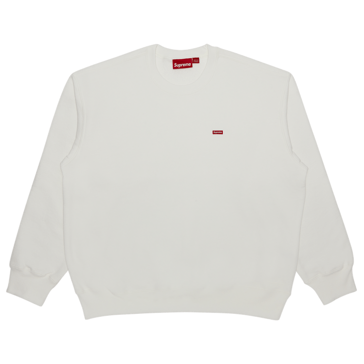 【Supreme】Small Box Crewneck★White★24FW★ Supreme Small Box Crewneck (FW24) White Men's - FW24 - US