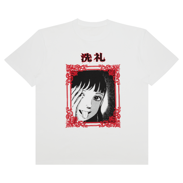 Mashiro　1202 Buy GOAT Kazuo Umezu Sakura Tee White - 6915 1FW240103KUFT WHIT | GOAT