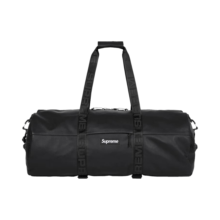 Buy Supreme Leather Large Duffle Bag 'Black' - FW24B46 BLACK | GOAT
