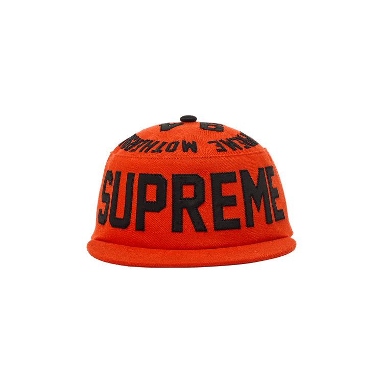 Buy Supreme Alpha Omega Pillbox Hat 'Orange' - FW24H74 ORANGE | GOAT