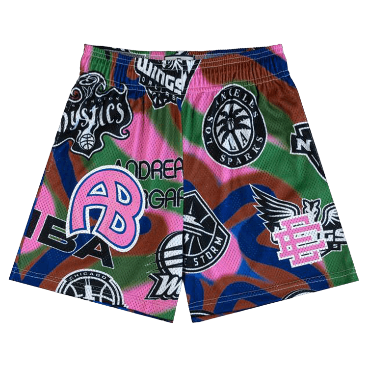 Buy Eric Emanuel EE Basic Short 'Green/Pink' - 02571 1SS2405EEEBSG