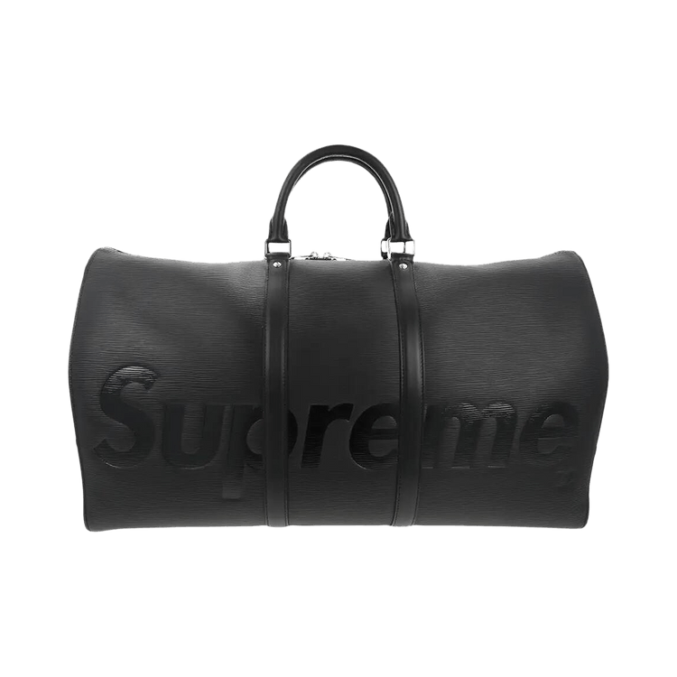 Buy Louis Vuitton x Supreme Keepall Bandouliere 'Black' - 00049