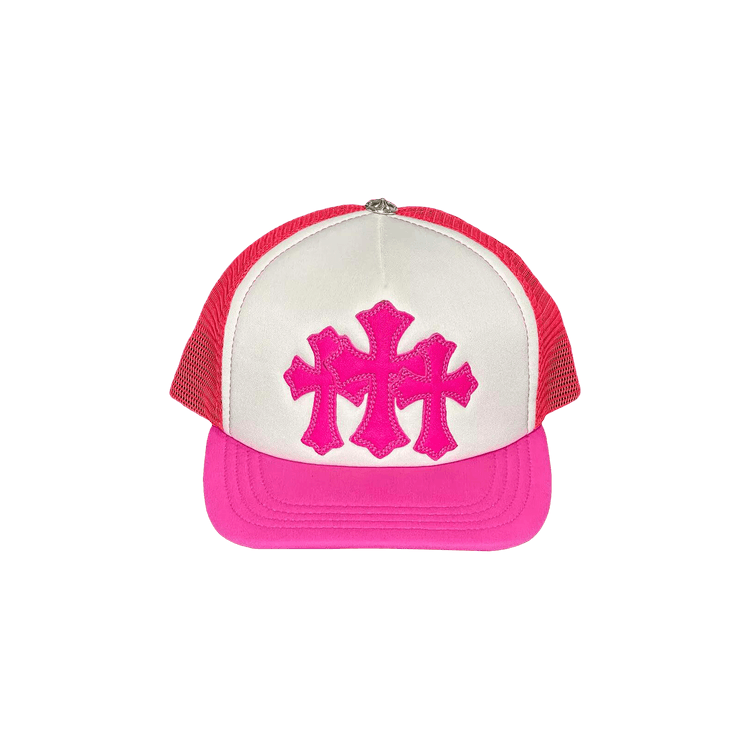 Buy Chrome Hearts Cemetery Trucker Hat 'Neon Pink' - 1383