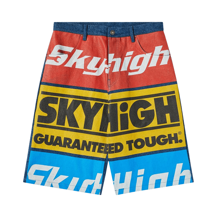 Buy Sky High Farm Workwear Construction Graphic Logo Shorts