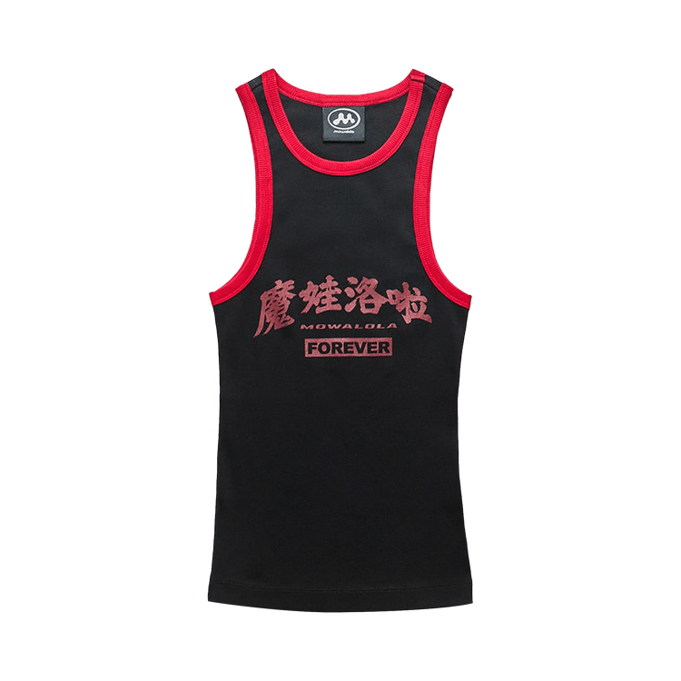 トップス MOWALOLA FOREVER TANK Mowalola Black 'Mowalola Forever' Tank Top Mowalola