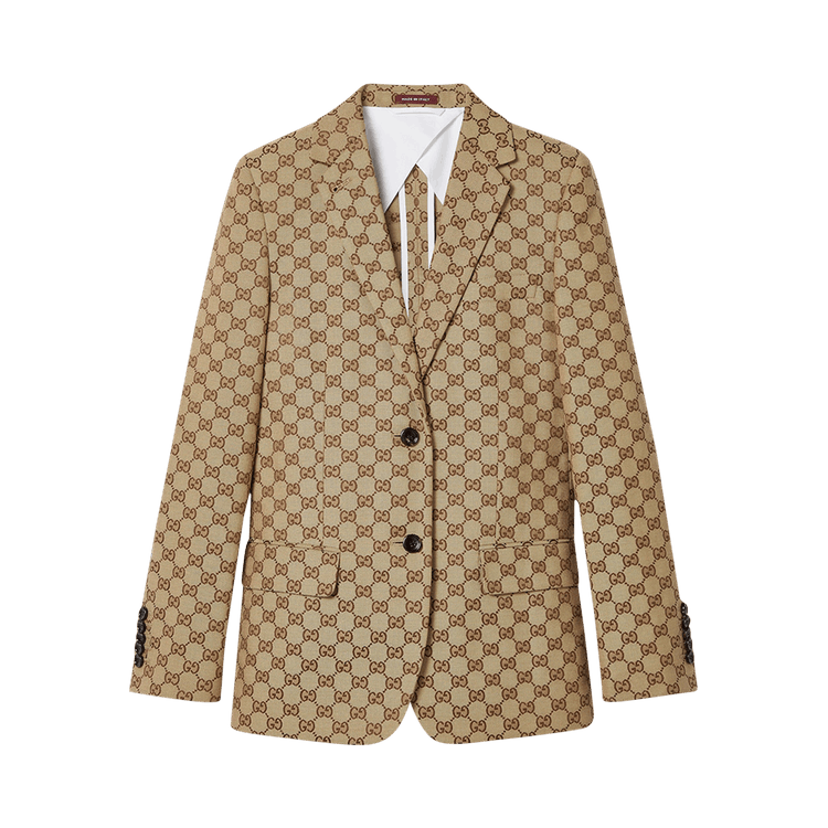 Buy Gucci Canvas Jacket 'Camel/Ebony' - 785972 ZAF4S 2190 | GOAT
