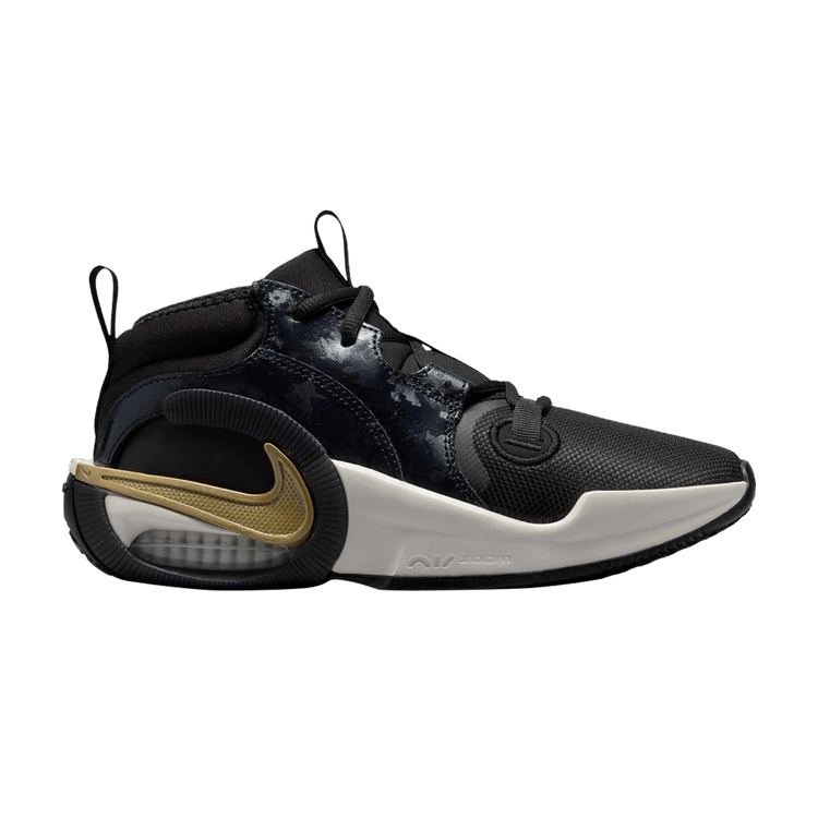 nike air force 270 black and gold