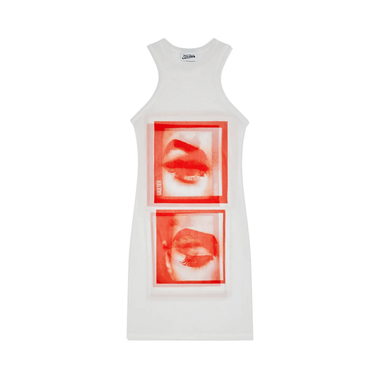 Buy Jean Paul Gaultier Eyes And Lips Mesh Tank Top Short