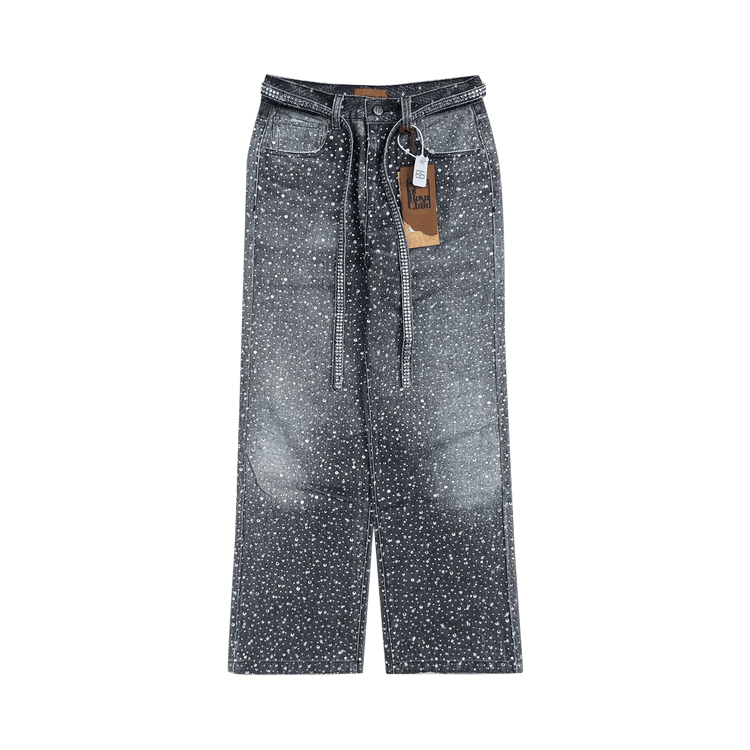 Buy Birth Of Royal Child 3D Printed Washed Swarovski Diamond Jean