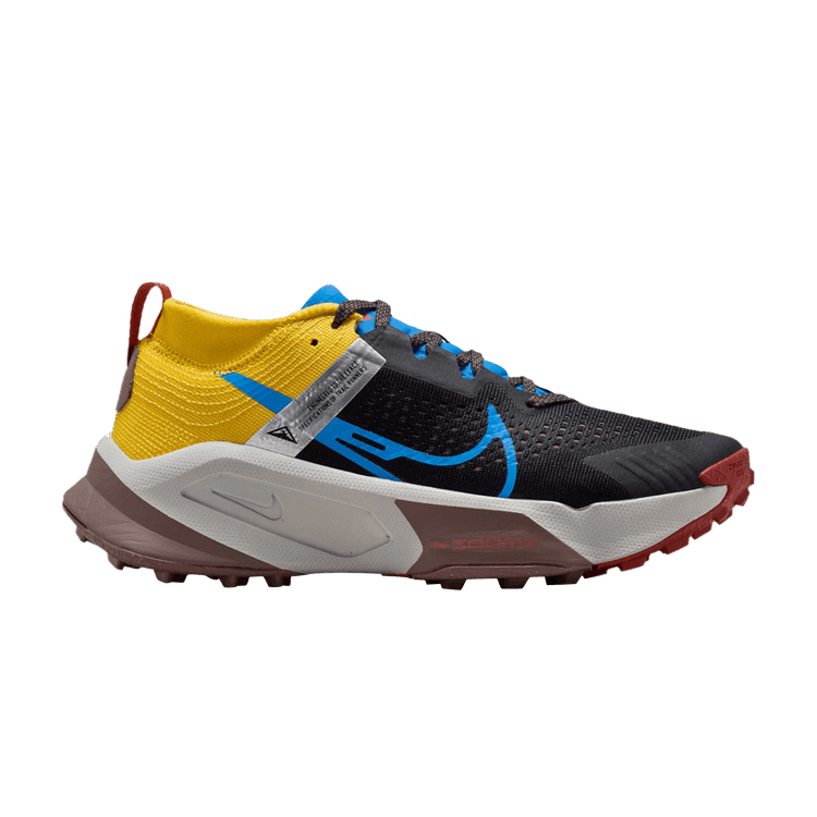 Nike ZoomX Zegama Black Vivid Sulfur Track Red Light Photo Blue (Women's)