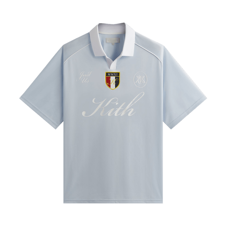 Buy Kith Shadow Stripe Marcel Soccer Top 'Light Indigo