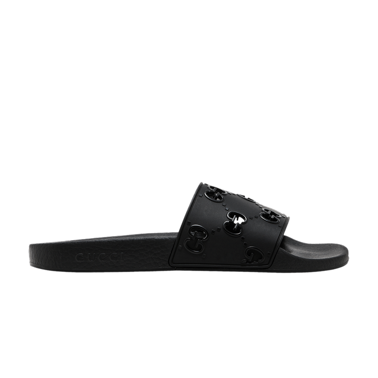 Gucci Wmns Rubber GG Slide 