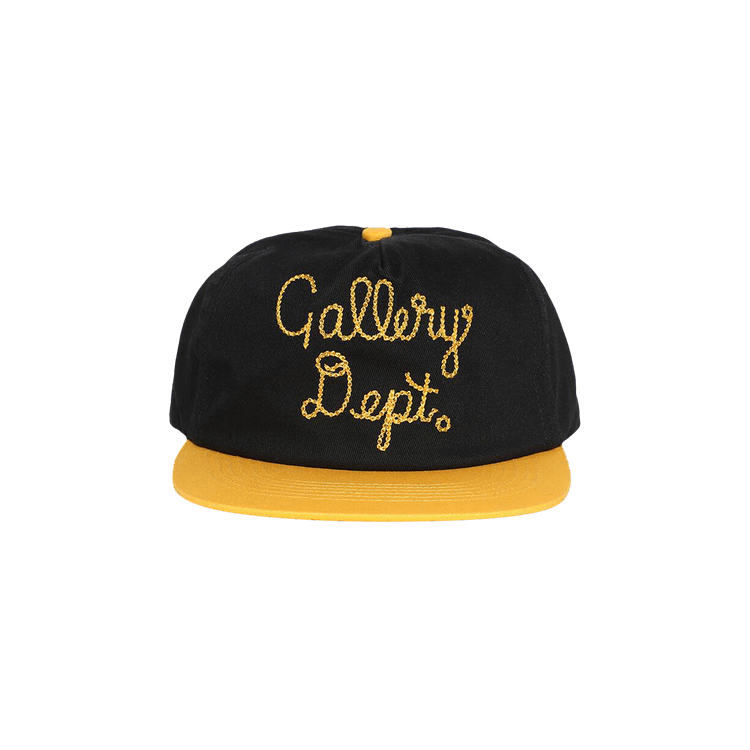 ★1011 GALLERY★ G Logo Tourist Cap Black Buy Gallery Dept. Collector Cap 'Black/Gold Yellow' - GDC