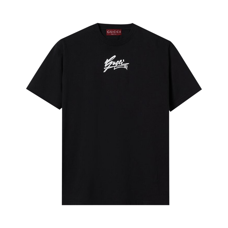 Buy Gucci Jersey T-Shirt 'Black' - 796395 XJGQT 1152 | GOAT