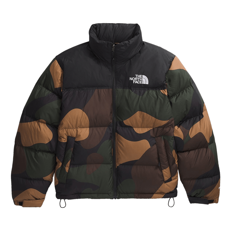 Куртка The North Face 1996 года в стиле ретро от Nuptse с камуфляжным принтом/TNF Black'