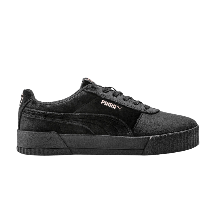 PUMA Carina Velvet Black/Gold (Women's)