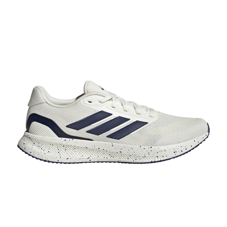 Adidas Runfalcon 5 Men\'s Running Shoes White Dark Blue‎ Speckled JR5088 Size 8 - Adidas Runfalcon 5 White Dark Blue Speckled | eBay main image 2