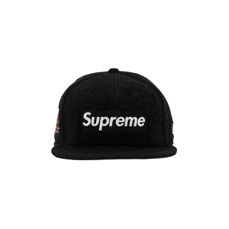 帽子 Supreme Money Box Logo New Era (Black) Supreme Money Box Logo New Era Black - FW22 - US