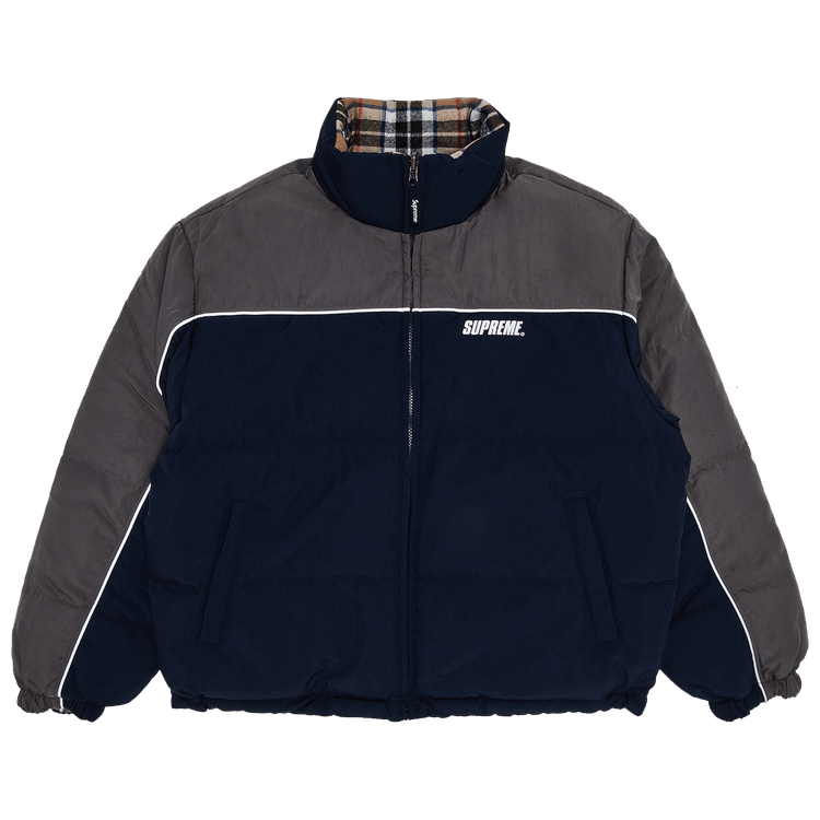Buy Supreme Reversible Puffer Jacket 'Navy' - FW24J108 NAVY Buy Supreme Reversible Puffer Jacket 'Navy' - FW24J108 NAVY