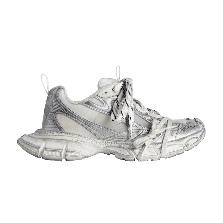 最も 割引 Buy Balenciaga Silver White - 'Worn-Out Sneaker 3XL トップス