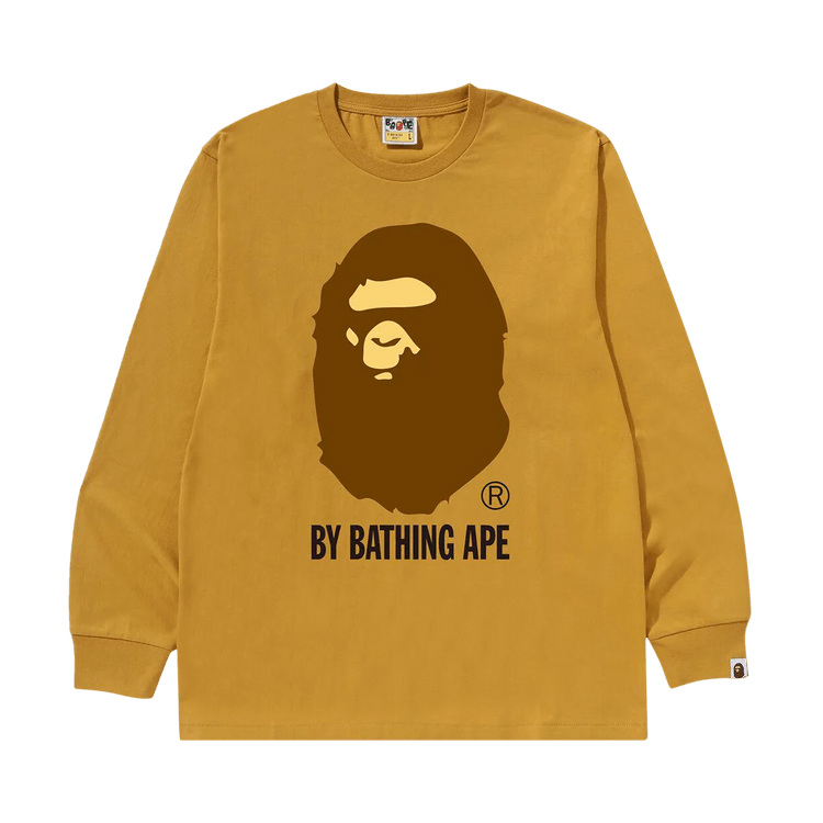 Buy BAPE By Bathing Ape Long-Sleeve Tee 'Yellow' - 1K80 111 015