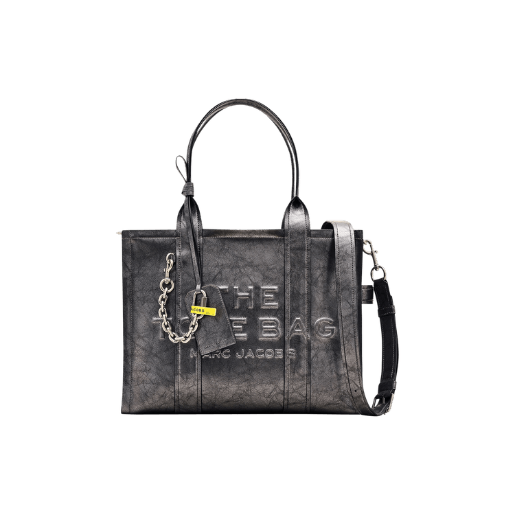 Buy Marc Jacobs The Large Metallic Distressed Leather Tote Bag