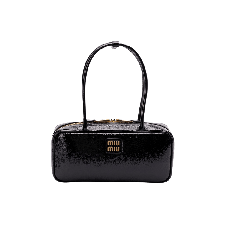 MIU MIU ボディバッグ Buy Miu Miu Beau Leather Patchwork Bag 'Black' - 5BB173 ADNT F0002