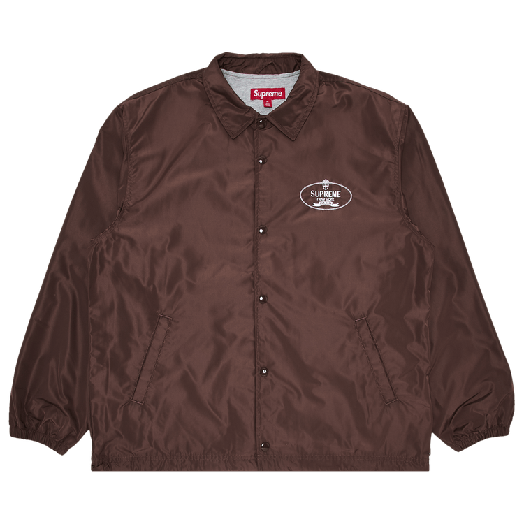 Buy Supreme Crest Coaches Jacket 'Brown' - FW24J41 BROWN | GOAT