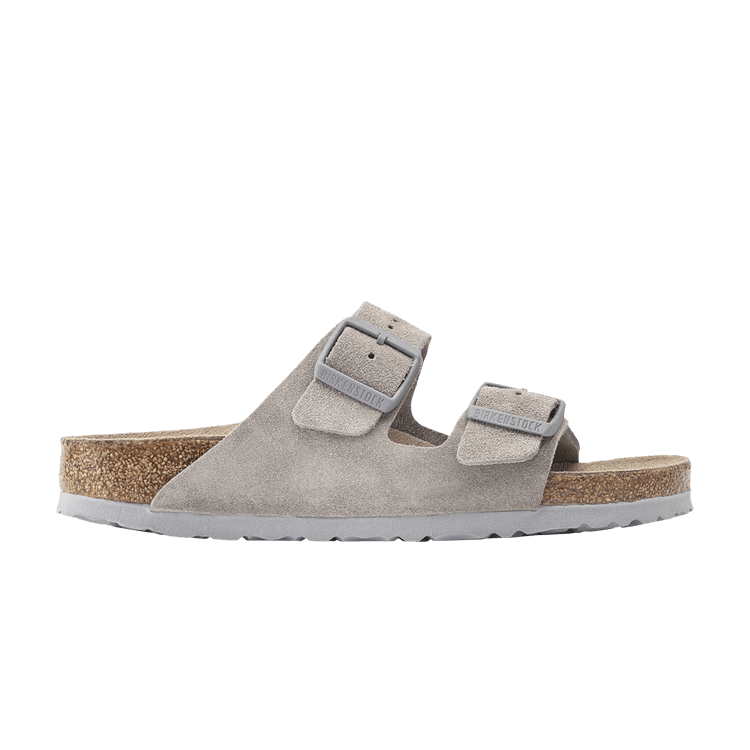 Arizona Soft Footbed Suede Leather 'Stone Coin'