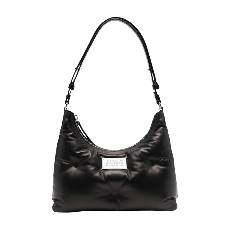 【Maison Margiela】Glam Slam Hobo Medium SB3WG0020P4300T8013 Maison Margiela Glam Slam medium hobo bag for Women - Black