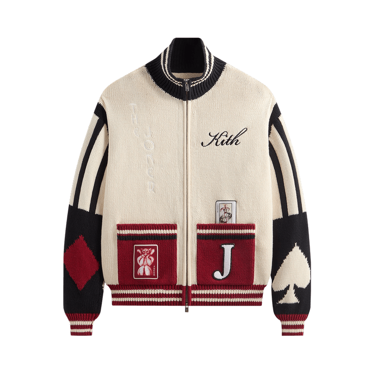 Buy Kith x Batman Joker Wyona Full Zip Sweater 'Sandrift