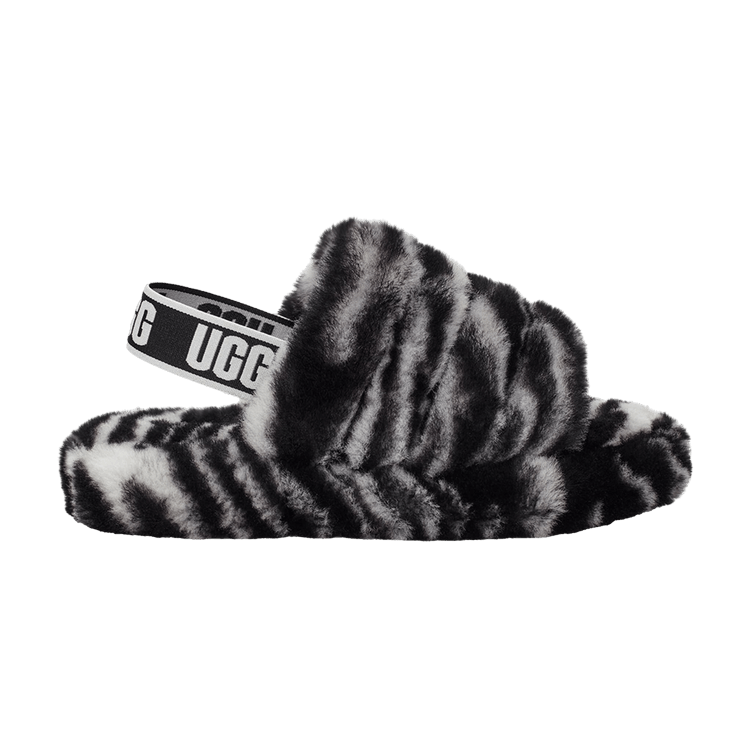 ⭐️UGG・FLUFF YEAH SLIDEサンダル【ゼブラ】 Buy UGG Fluff Yeah Slide Kids 'Zebra' - 1116156K BWHT | GOAT