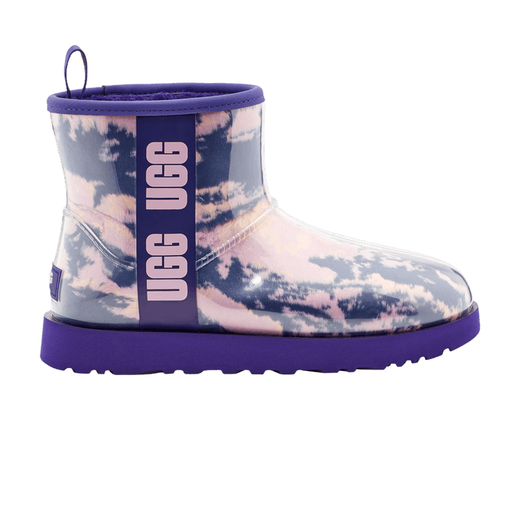 Buy UGG Wmns Classic Clear Mini 'Marble Violet Night' - 1120778