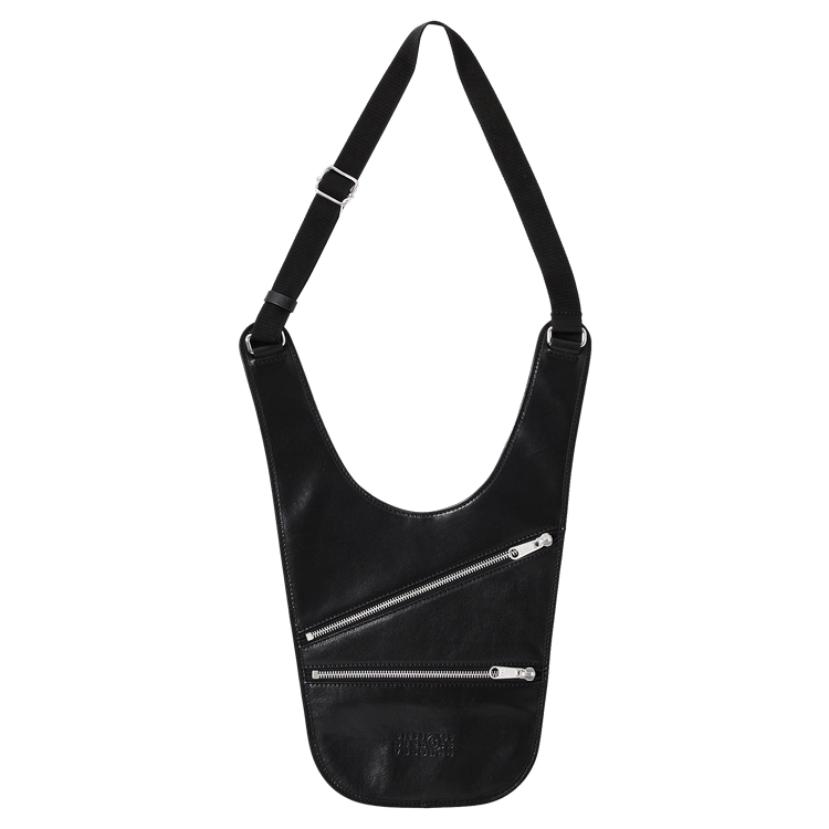 Buy MM6 Maison Margiela Flat Saddle Mini Bag 'Black