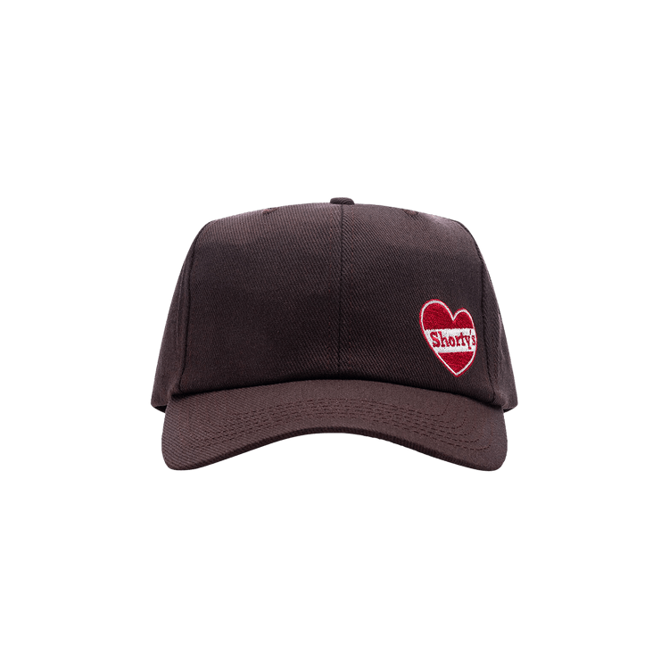 【PLEASURES】 HEART SNAPBACK Brown Buy Pleasures Heart Snapback 'Brown' - P24F019 BROW | GOAT