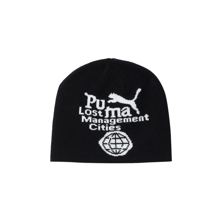 Buy Puma x LMC Cuffless Beanie 'Black' - 25814 01 | GOAT