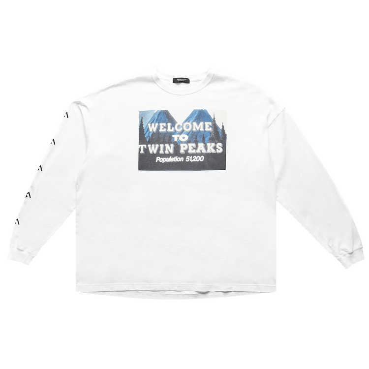 Buy Undercover Twin Peaks Long-Sleeve Graphic T-Shirt 'White