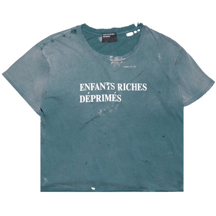 Buy Enfants Riches Déprimés Classic Logo T-Shirt 'Posy Green