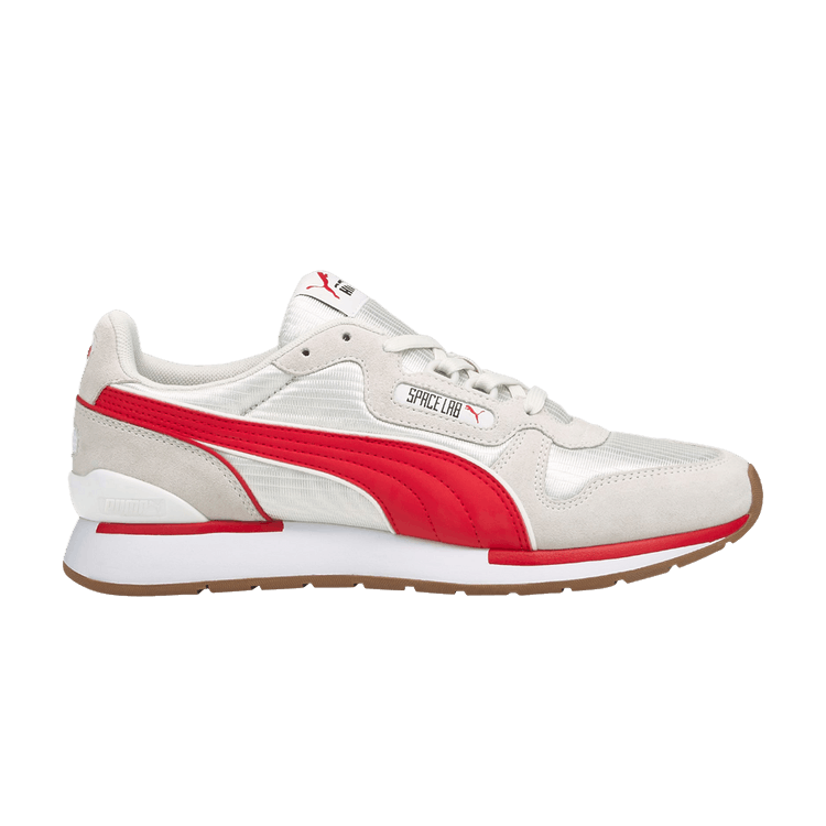 PUMA Space Lab Athleisure Casual Sports Shoe Unisex White Red