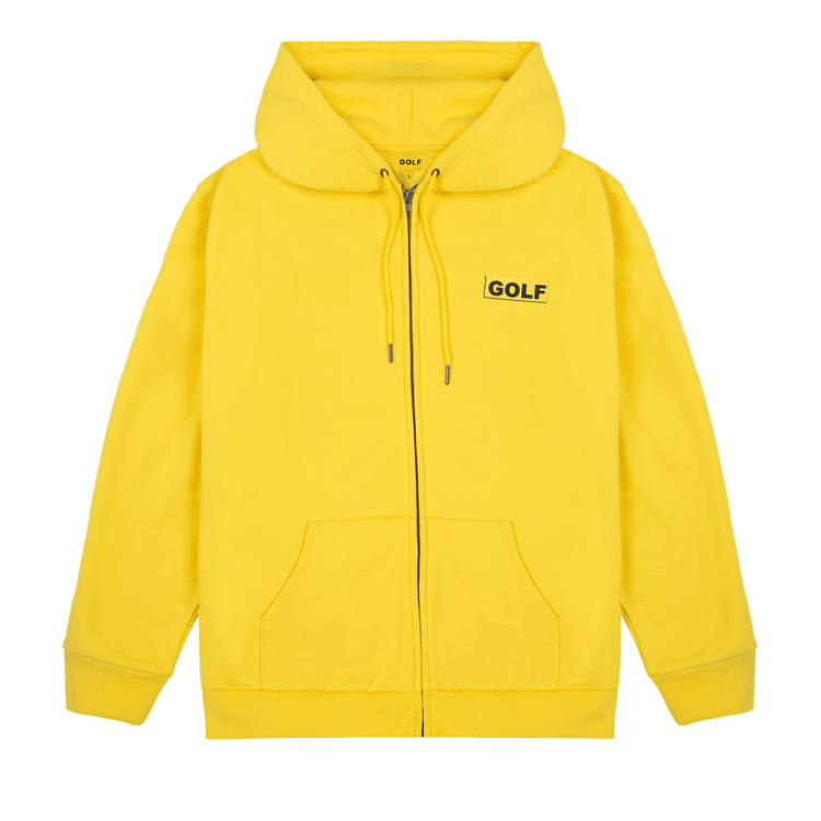 Buy GOLF WANG Collage Zip Up Hoodie 'Yellow' - FW24F1008 YELL | GOAT