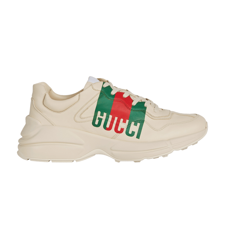 【GUCCI】SNEAKER LEATHER DALI◆816179UPG00 Gucci Men's Dali Sneakers in Beige Gucci