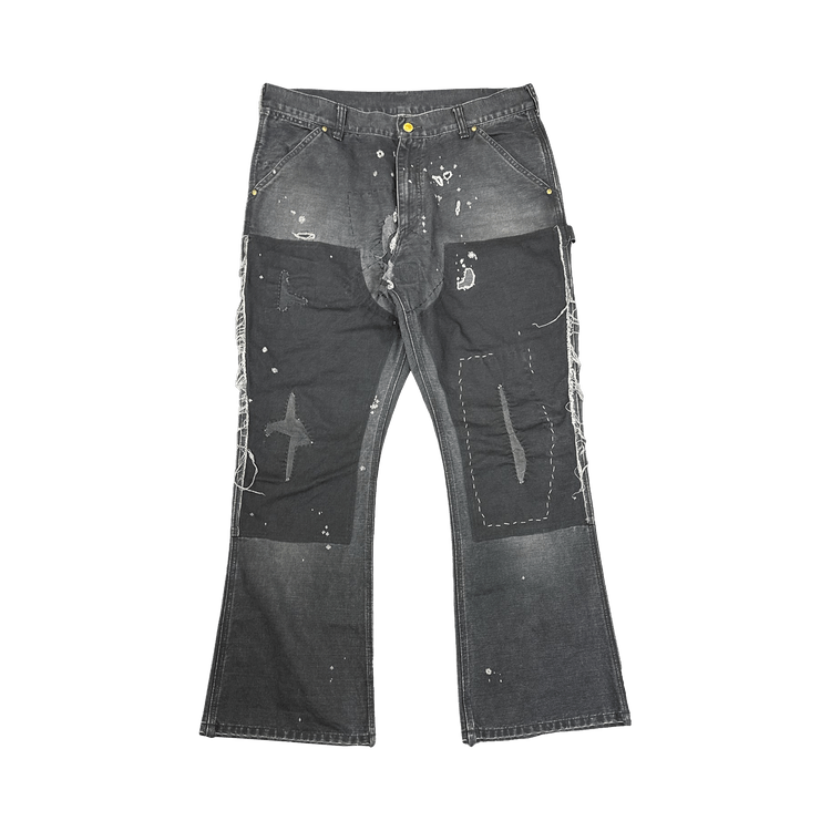 パンツ SAINT Mxxxxxx DOUBLE KNEE PANTS SAINT Mxxxxxx Double Knee Duck Pants （Black） - Osaka